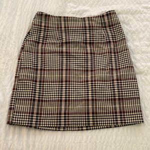 H&M plaid skirt